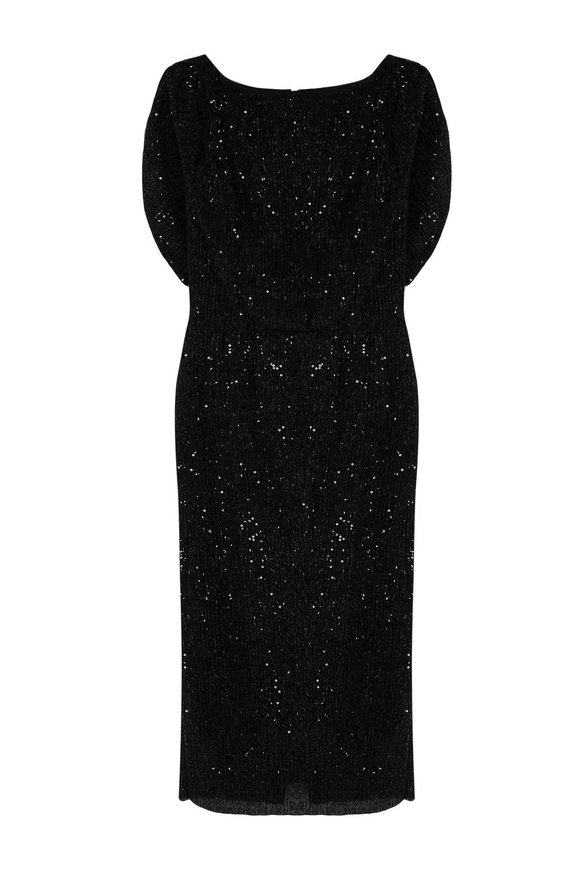 Straight Midi Short Fitted Dress