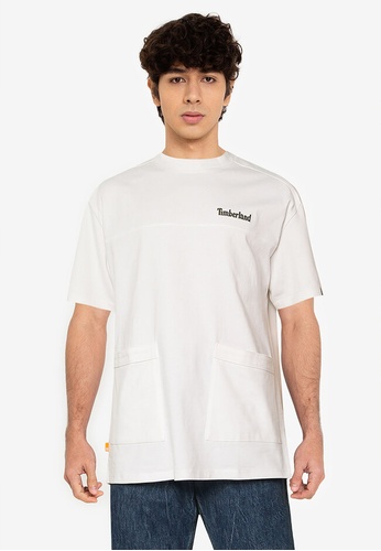 Timberland white Antimicrobial Short Sleeves Tee ABE80AAB1DFCFDGS_1