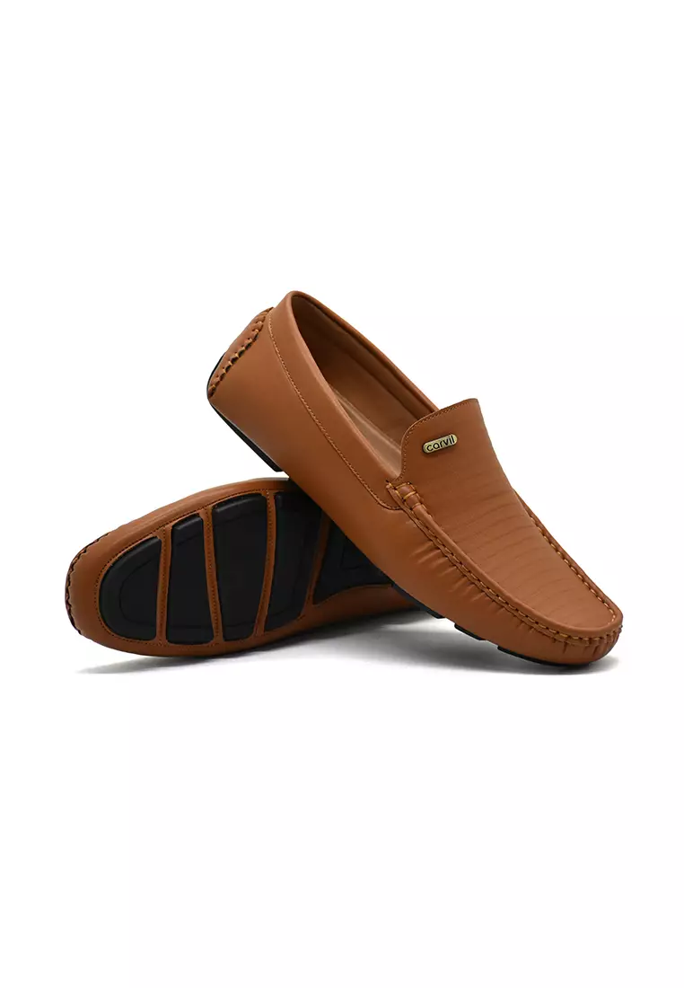 Jual Carvil Carvil Sepatu Pria Ventura-SM Tan Original 2025 | ZALORA