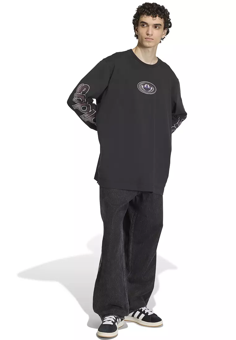 Buy ADIDAS 90s Alternative Sport Archive Graphic Long Sleeve Tee