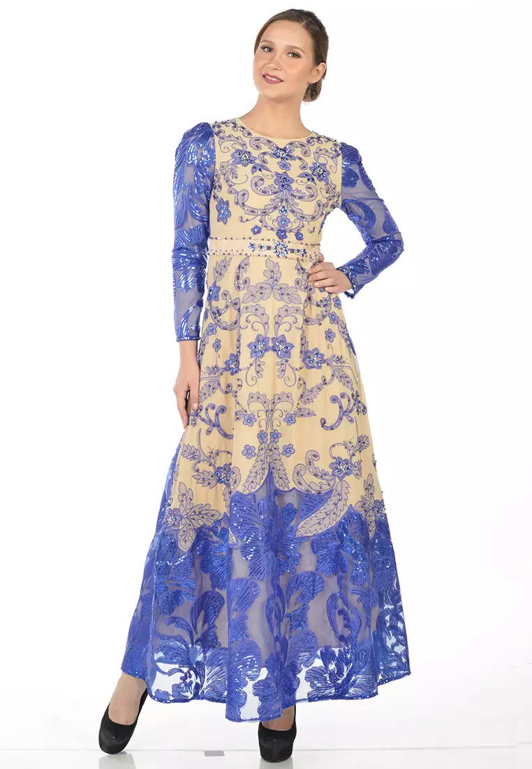 Bibiq Gamis Tile Bordir