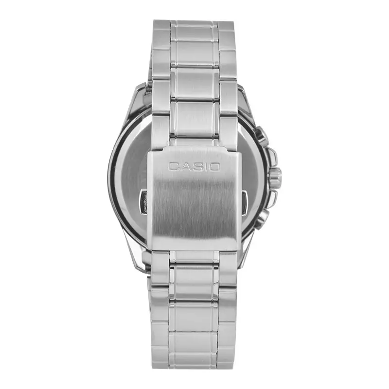 Jam Tangan Pria Casio General MTP-1375D-2A1VDF MTP1375D MTP-1375D Blue Dial Stainless Steel Strap