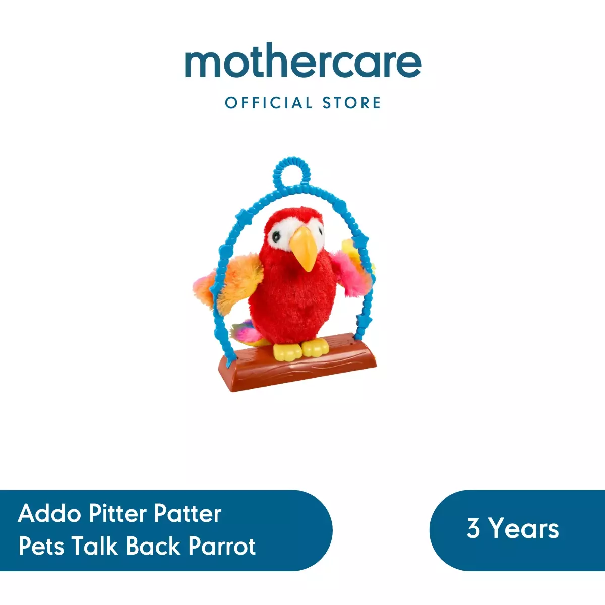 Jual Mothercare Addo Pitter Patter Pets Talk Back Parrot Mainan