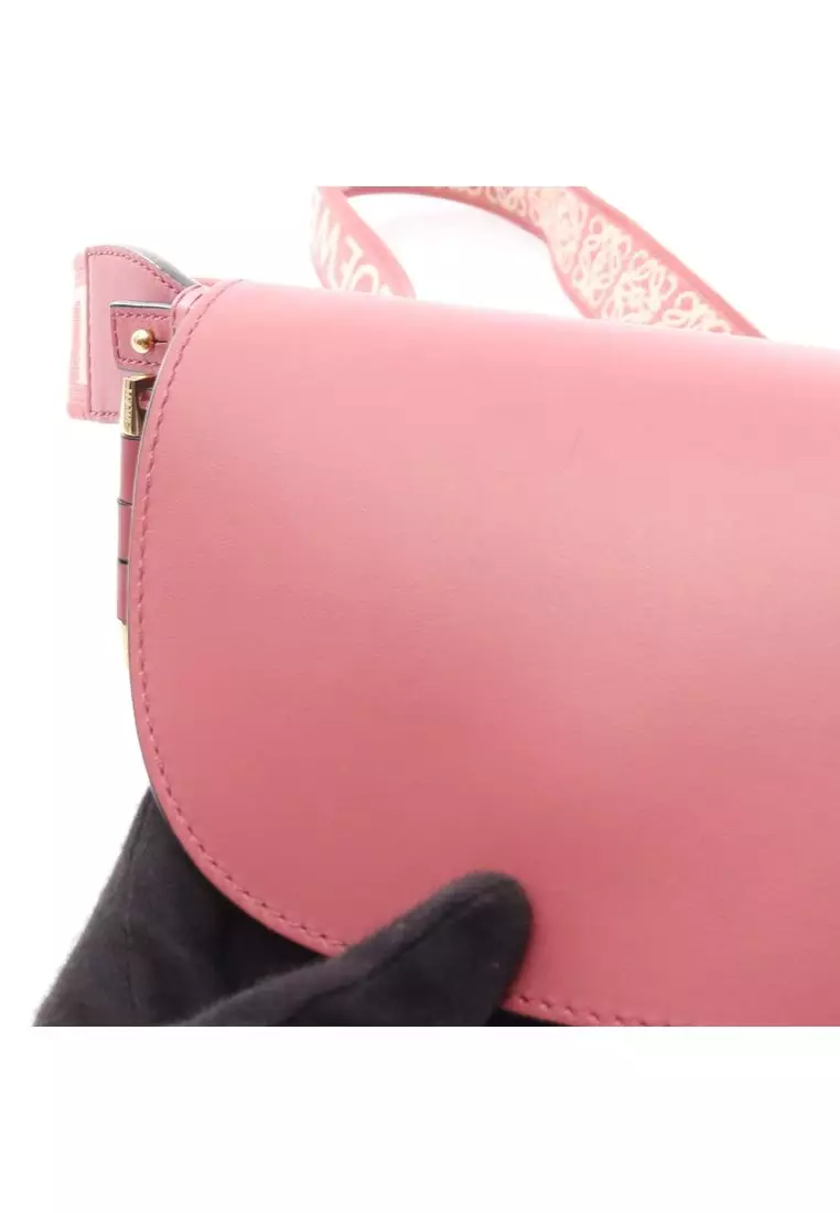 Pre-Loved Loewe Mini Leather Gate Dual Bag