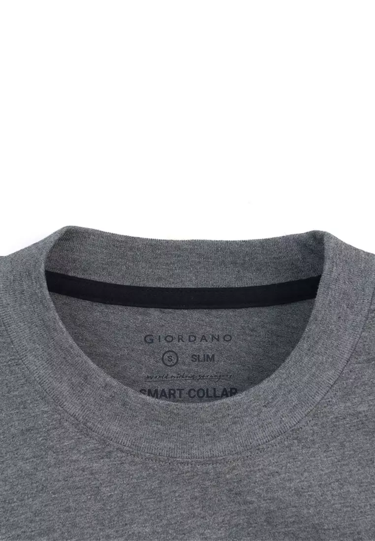 Men's Cotton Jersey Crew Neck Slim Fit Tee