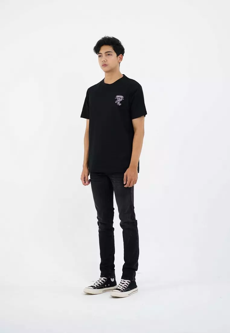 3Second Men's T-Shirt Short Sleeve Regular Fit Cotton Alpha OL-C210425