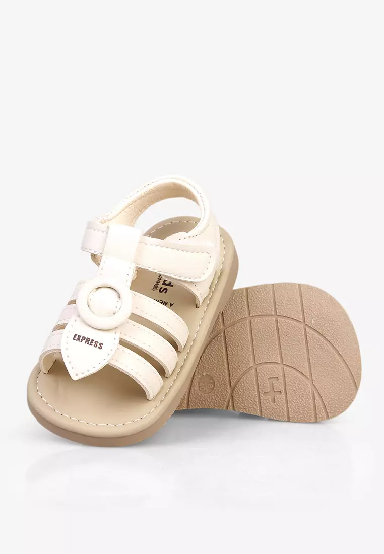 Sepatu Flat Shoes Anak Perempuan Pre Walker prewalker A.Neri White - Fransisca Renaldy