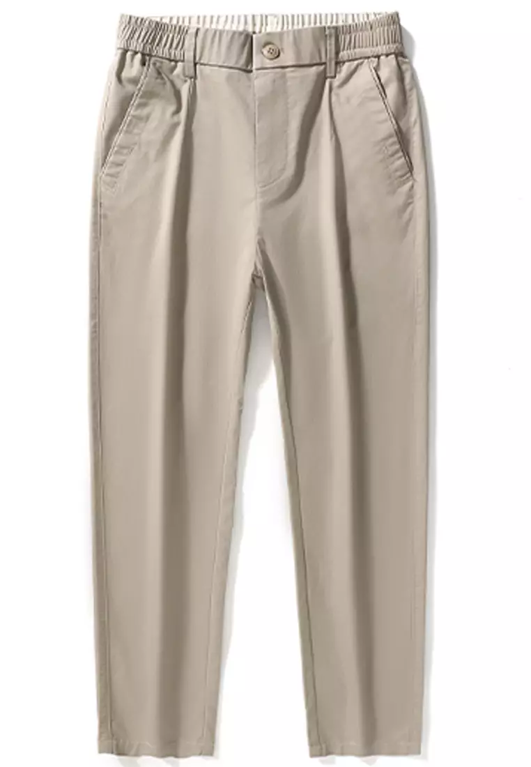 Casual Straight Leg Chino Pants
