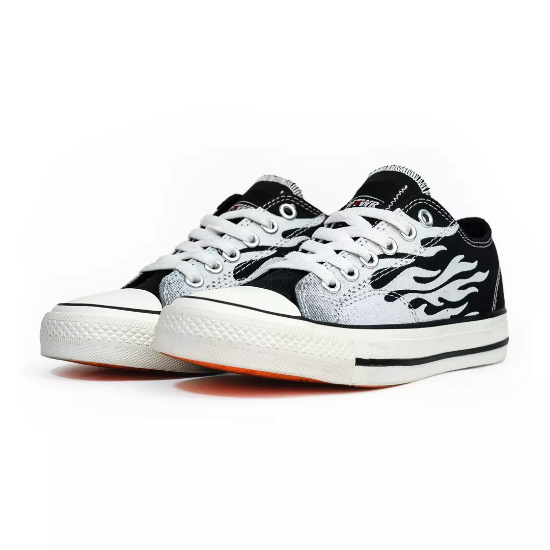 SABA White Flame Low - Sepatu Sneakers Casual Pria Wanita