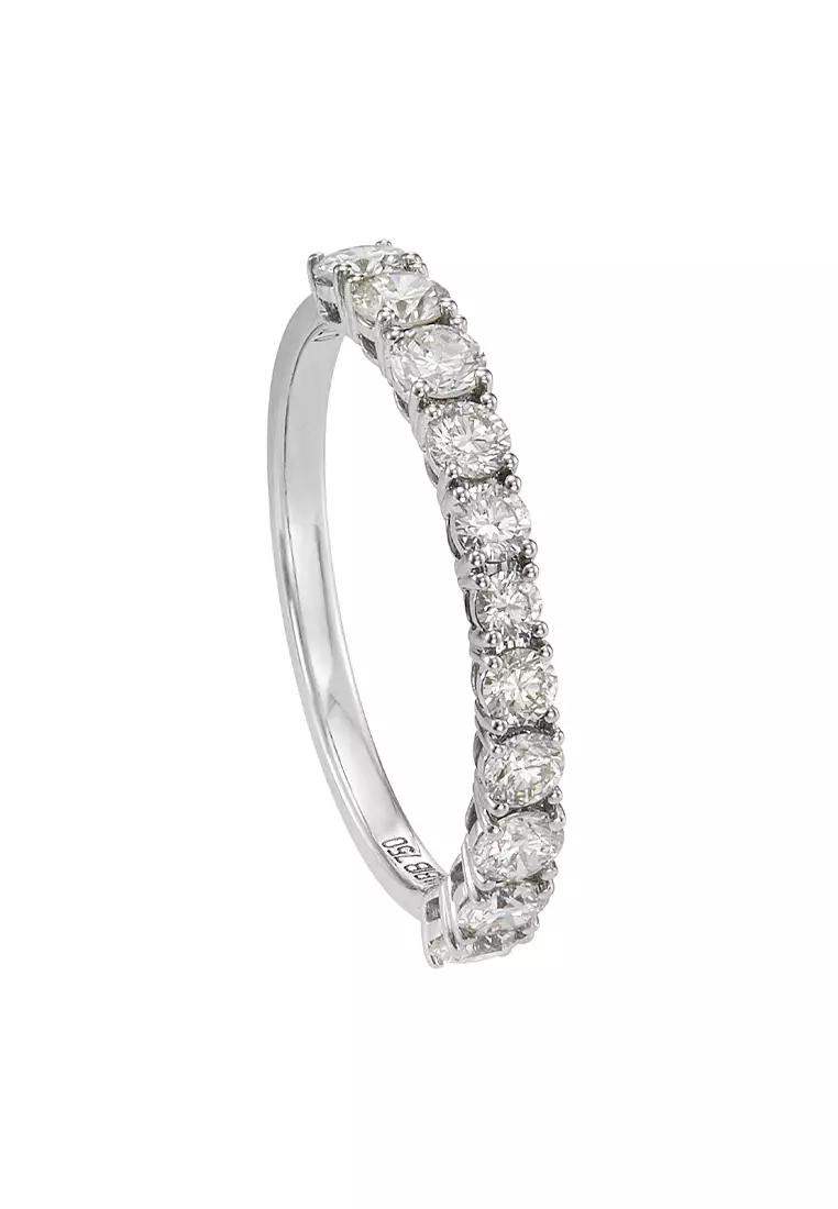 Buy HABIB HABIB Diamond Ring in 750/18K White Gold 272140225 Online ...
