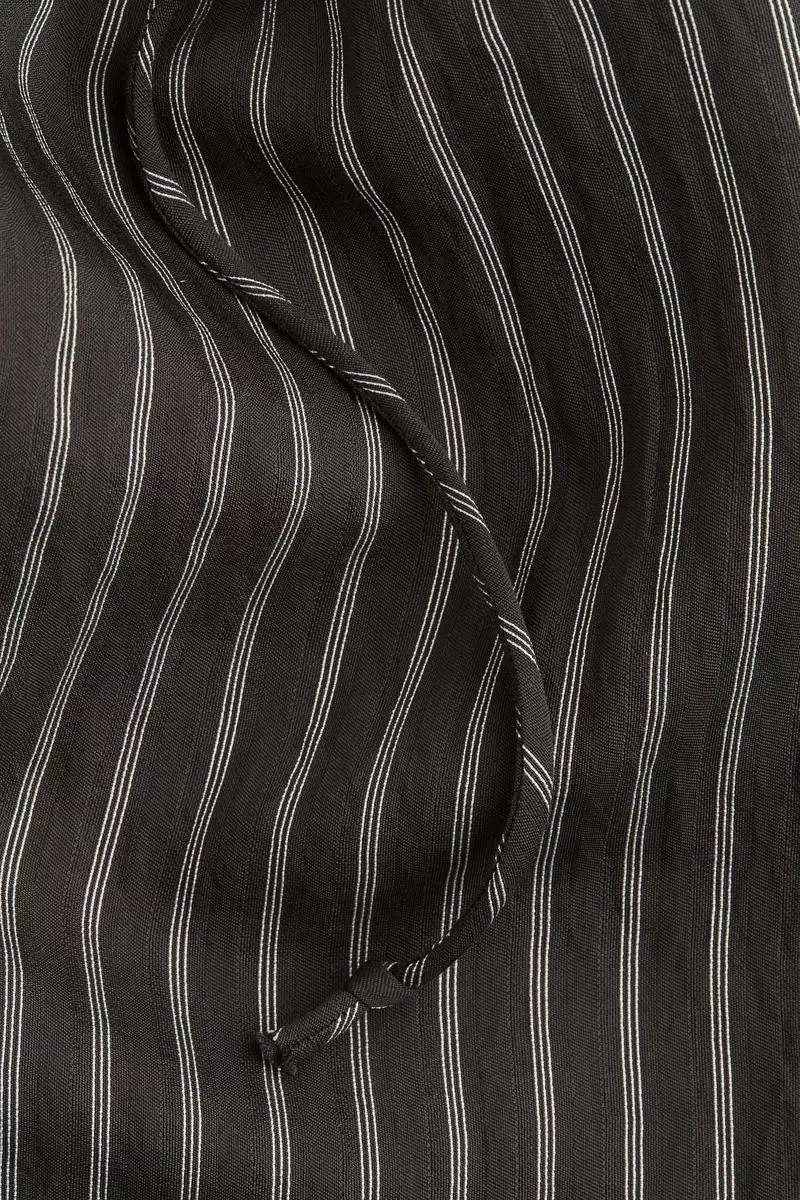 Wide drawstring trousers