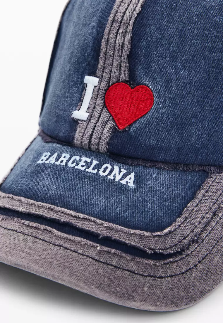 Embroidered cap "I love Barcelona" Botter