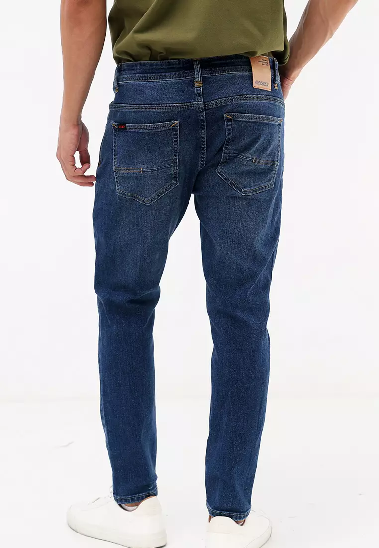 Denim Long Skinny Fit Stretch Jeans