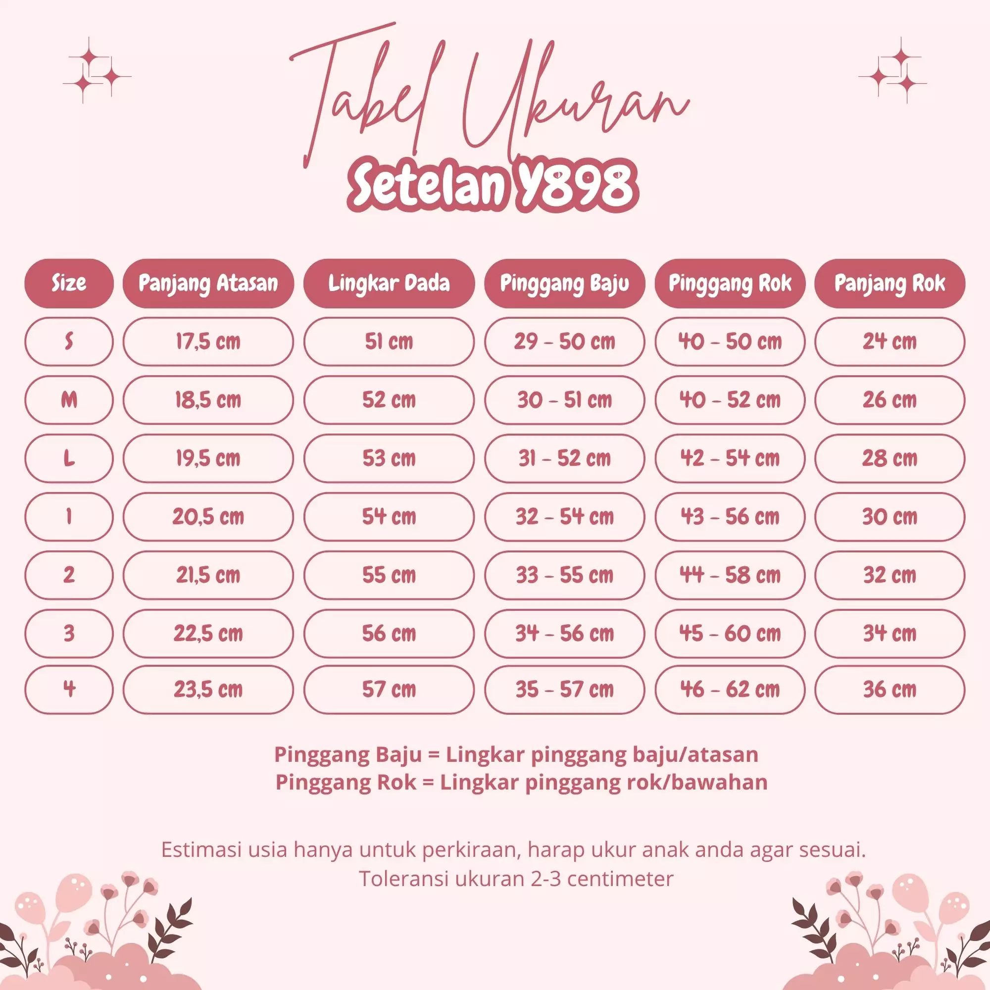 Two Mix - One Set Baby Anak Cewek Korean Style - Setelan Crop Top Mini Skirt 0-4 Tahun Y898 Dusty Pink