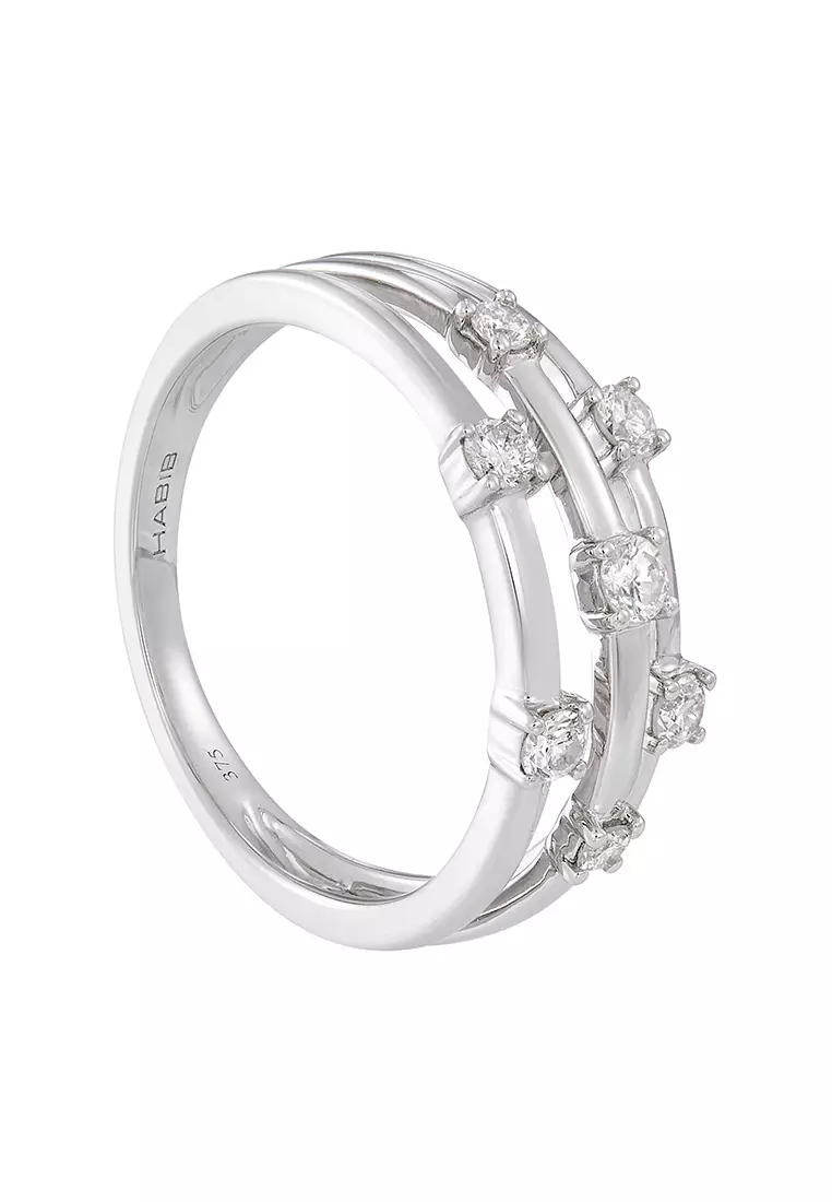 HABIB CHIC | Claw Diamond Ring in 375/9K White Gold 261100324(WG)