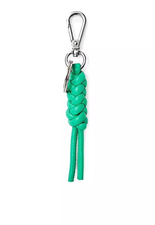 Knotted Leather Keyring