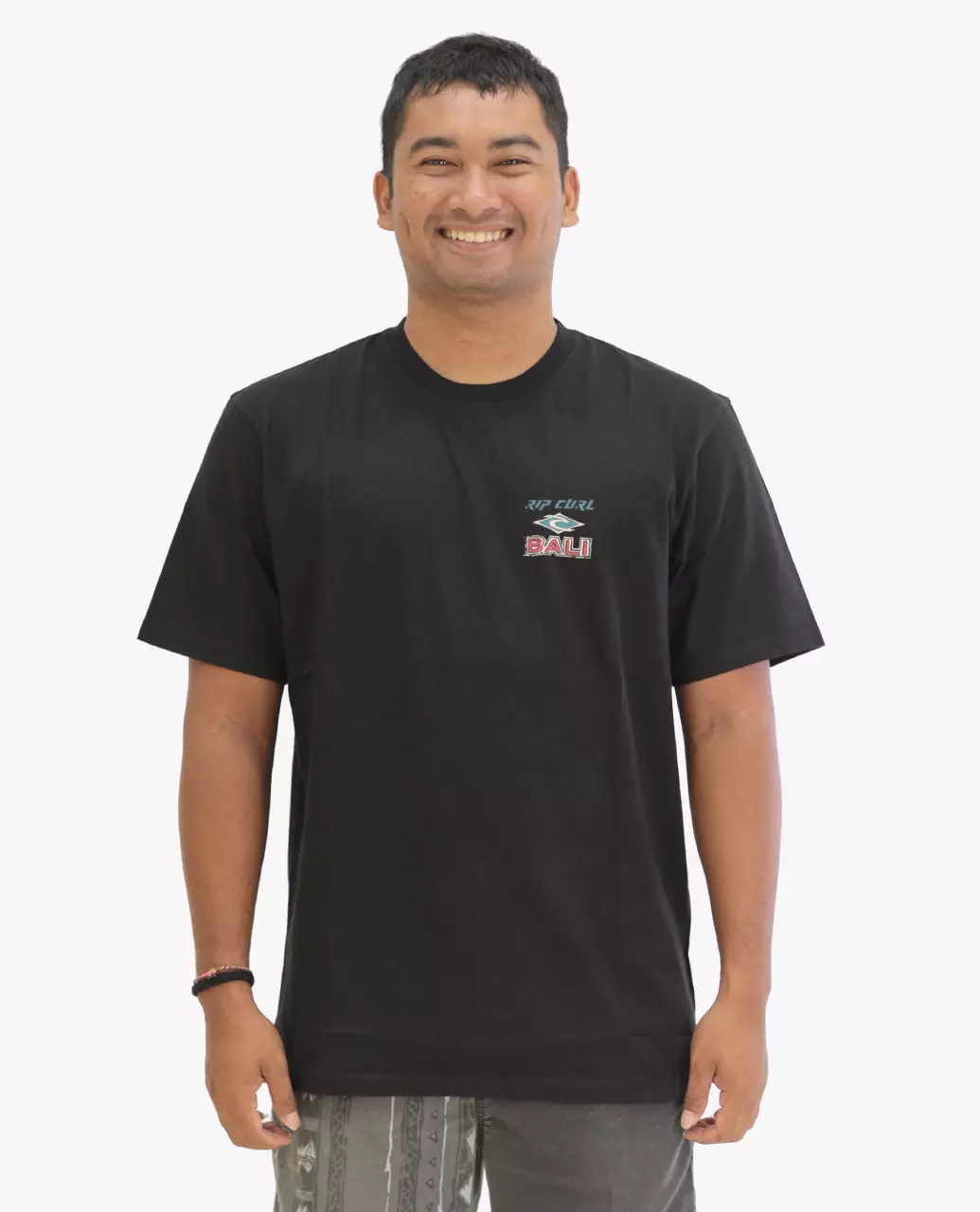 Rip Curl Men Bali Hanoman At Ulu Tee - Black