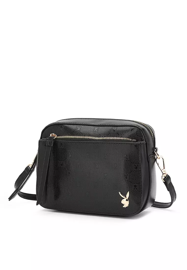 Playboy bunny compact deals saffiano sling bag