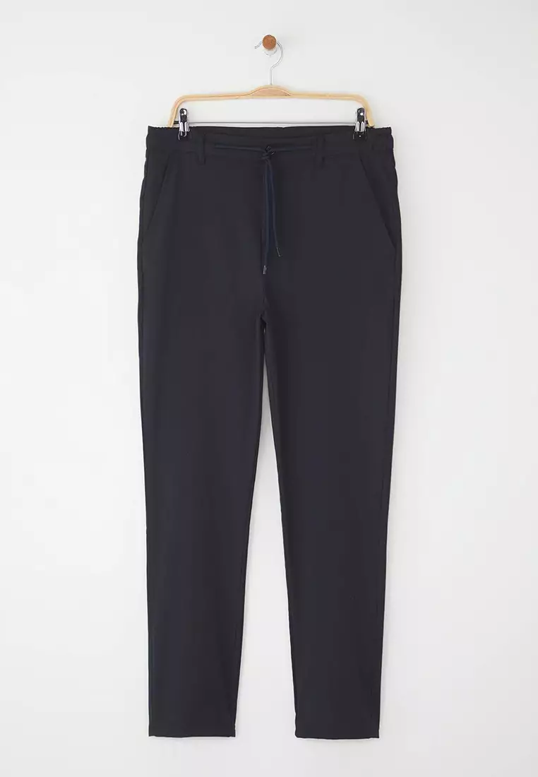 Slim Fit Tie Waist Pants