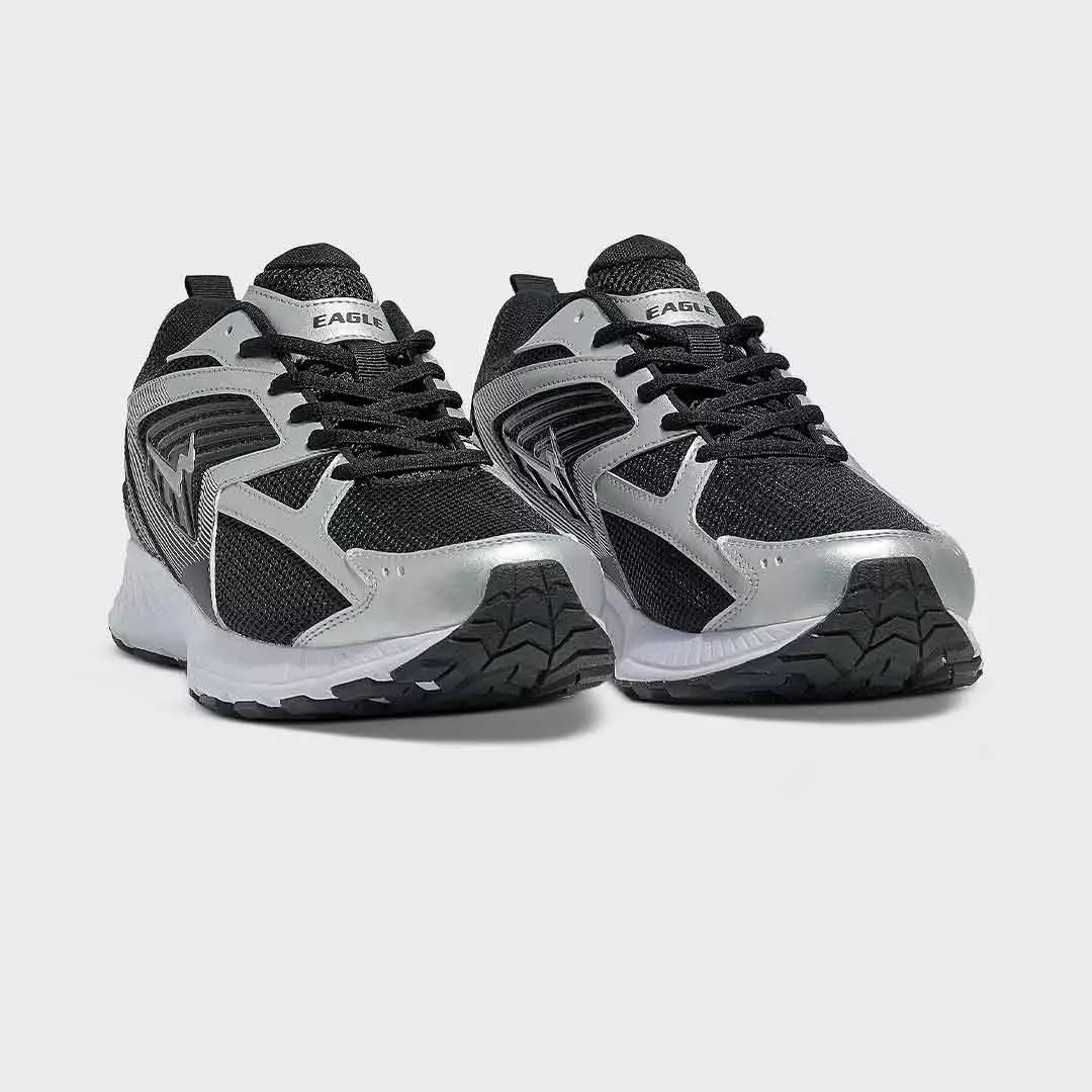 Eagle Sepatu Sneakers Lifestyle Versa – PERAK/HITAM