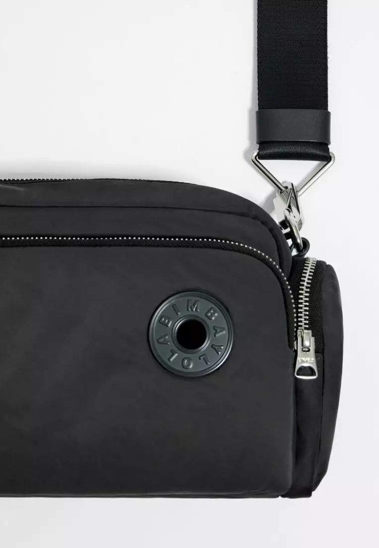 Bimba Y Lola M Anthracite Crossbody Bag