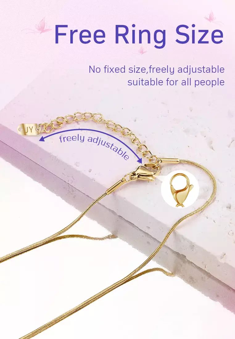 Kalung Wanita Korea Butterfly Style Titanium Anti Pudar Kalung Cewek Original