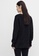 Urban Revivo black Dropped Sleeves V-Neck Knitted Cardigan 61149AA7483A2DGS_2