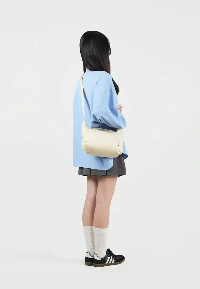 Hellolulu Milo All Day Shoulder Bag S (Vanilla White)