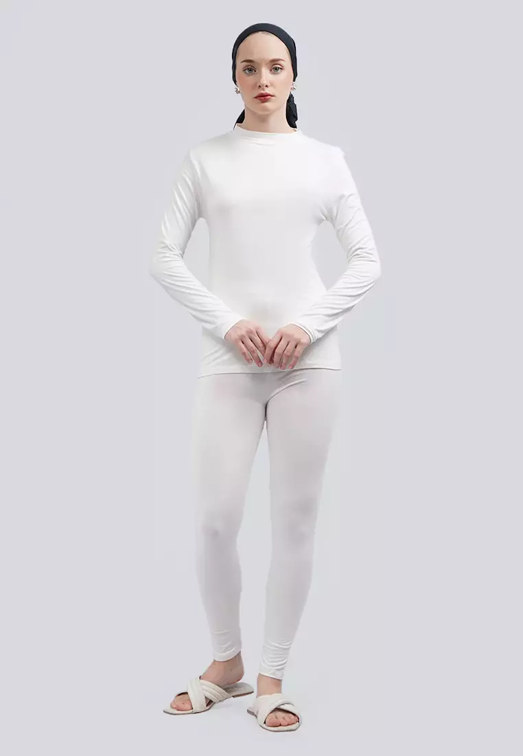 LEGGING WARNA HITAM 25B043