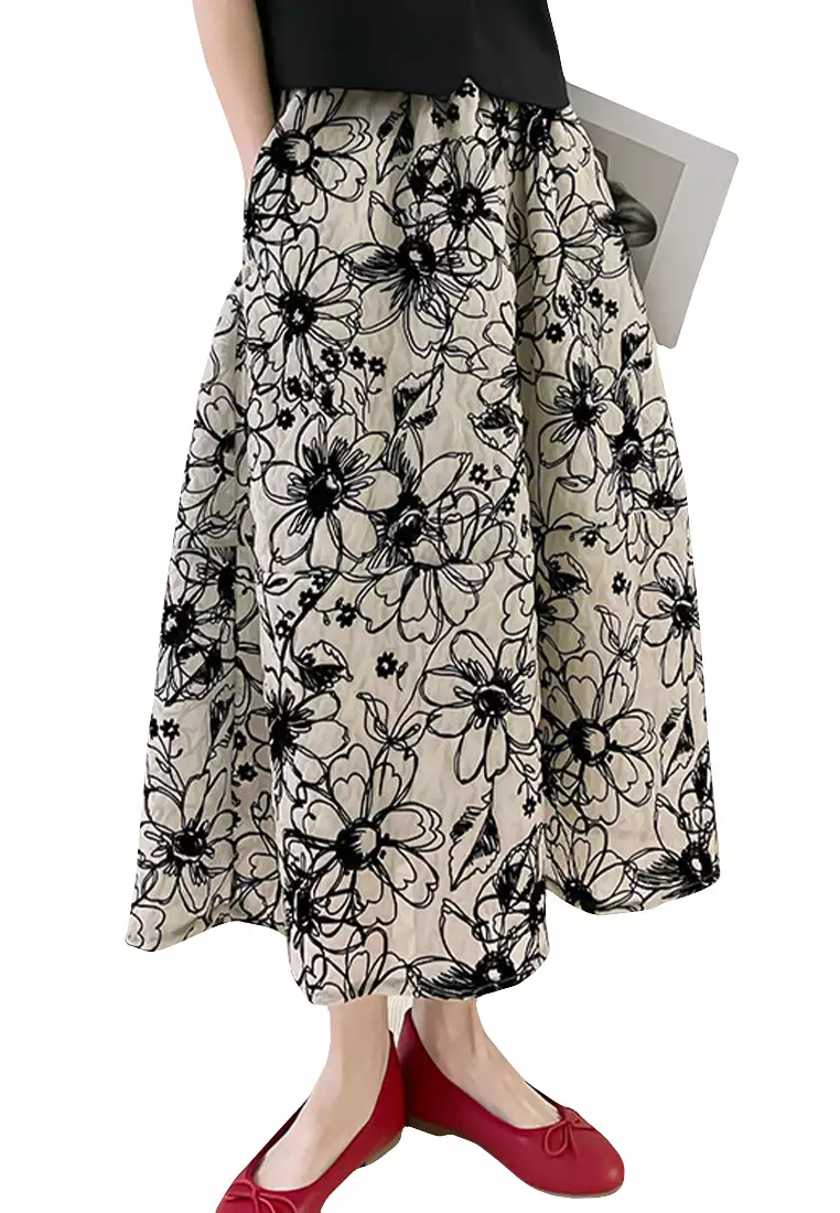 Elegant high deals waisted maxi skirt