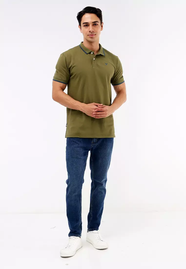 Cvc Collared Shirt Pique