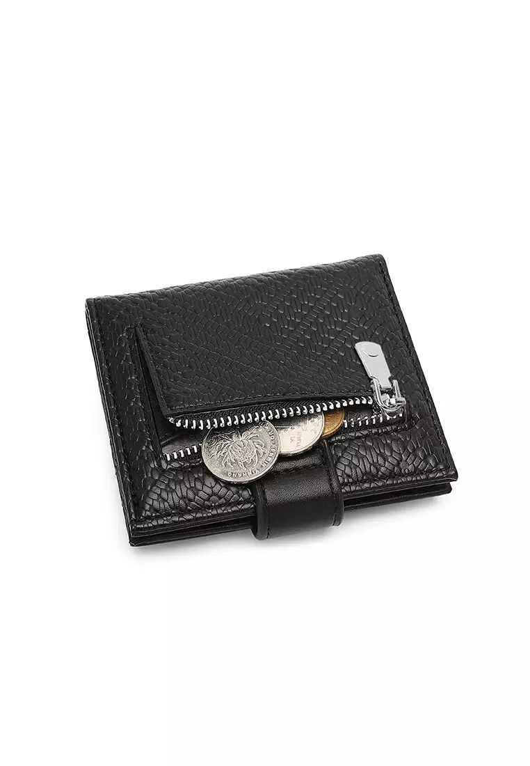 Women's Short Purse / Card Holder - Black
