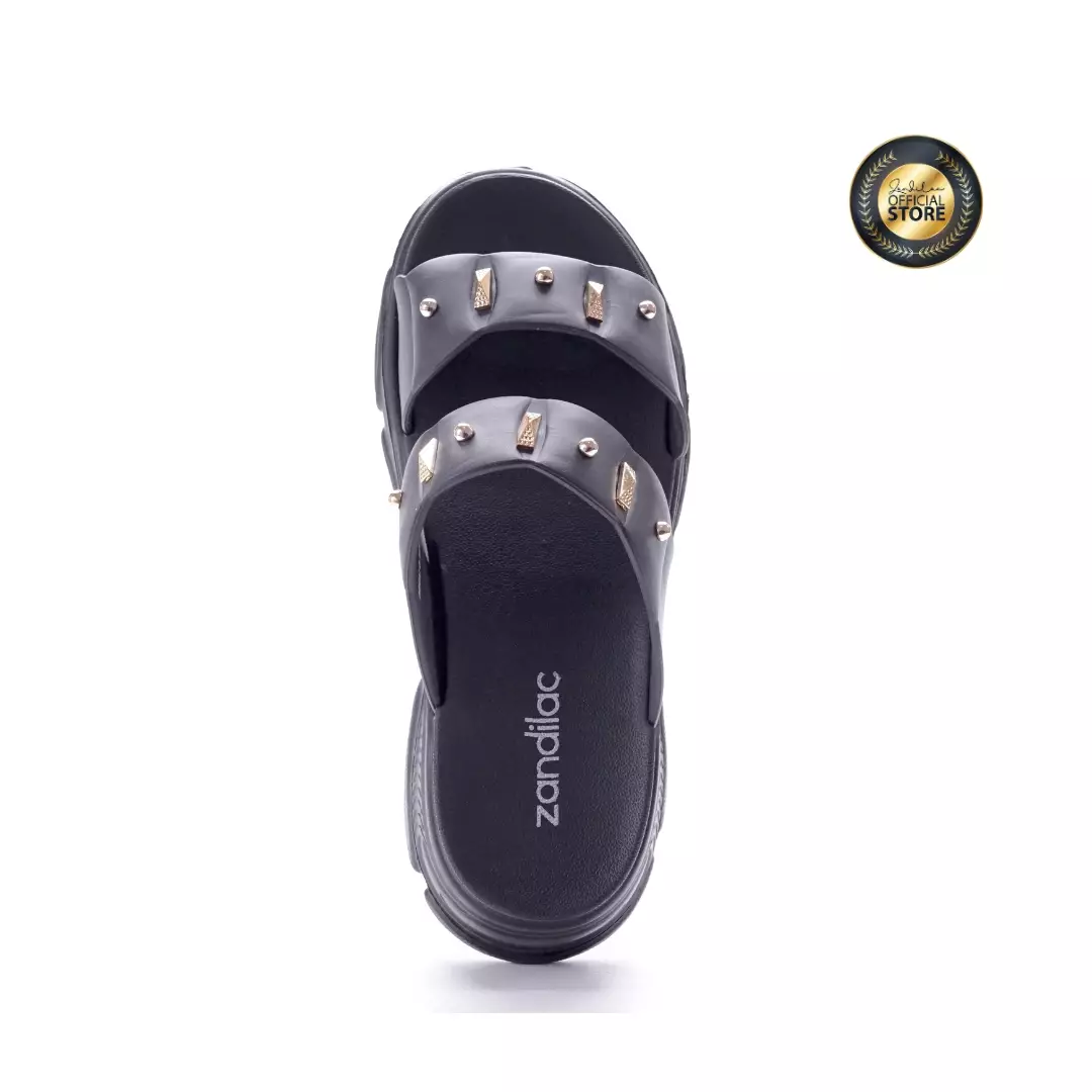ZANDILAC - SANDAL WANITA DEWASA CH220523WD - HITAM
