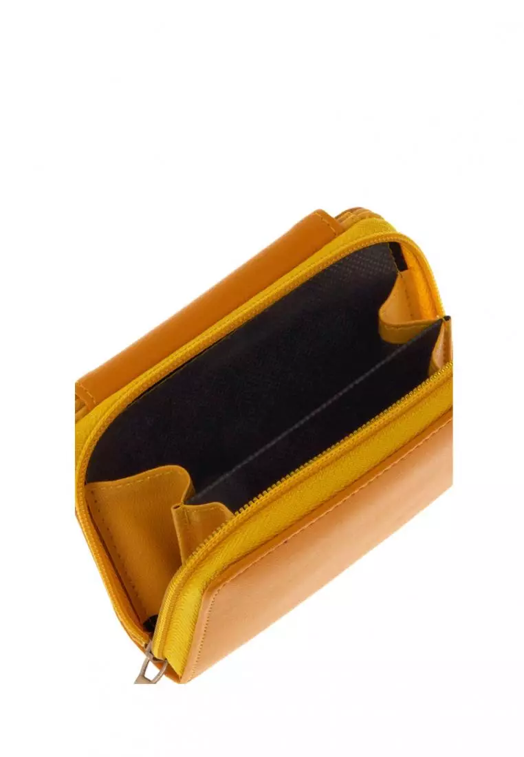 Jasmeen Card Wallet Simple Dompet Wanita Premium Quality - Yellow