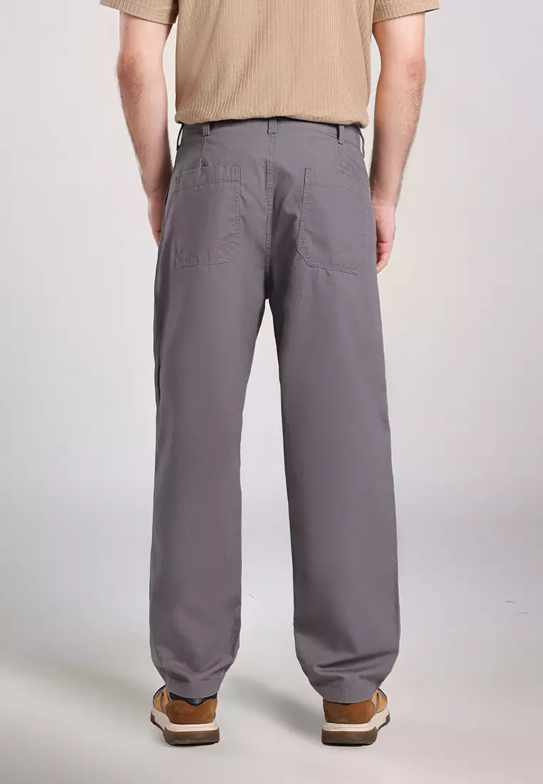 MOC Celana Panjang Pria Comfort Fit BOXWEL - DARK GREY