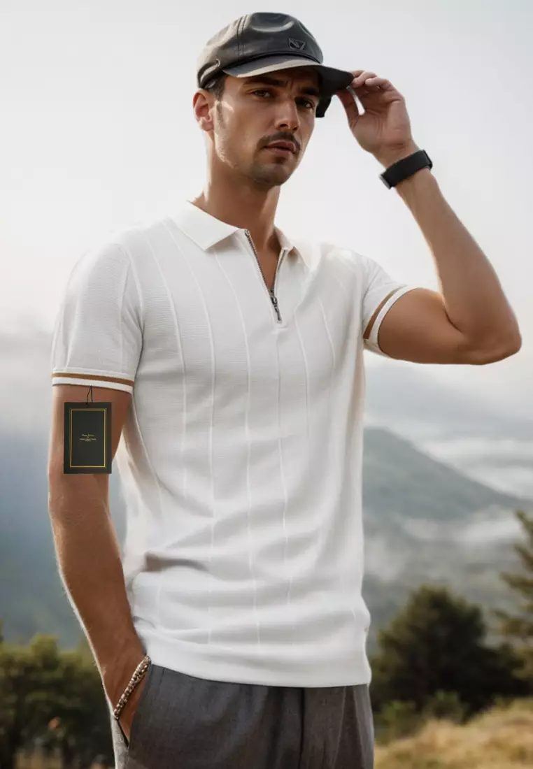 商務紋理Polo衫 AX-PSD8037