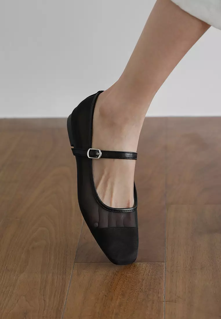 【正規品】Mary Jane Mesh Flats / Her lip to 美品✨】herlipto Mary Jane Mesh Flats NEW GU Japan Mary Jane Mesh