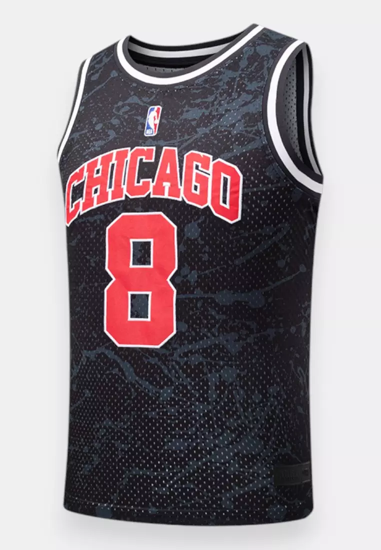 Chicago Bulls Zach Lavine #8 Basketball Jersey Regular Fit Drops