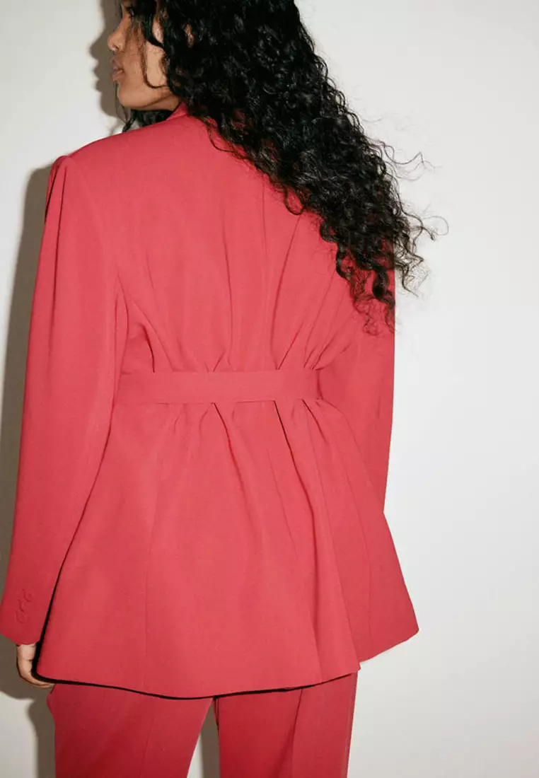 Belted Suit Blazer