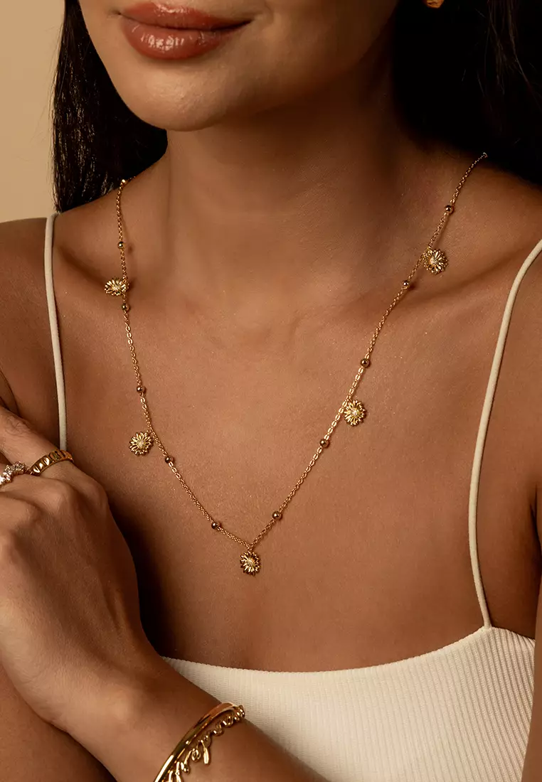 Daisy Multi Gold Body Chain