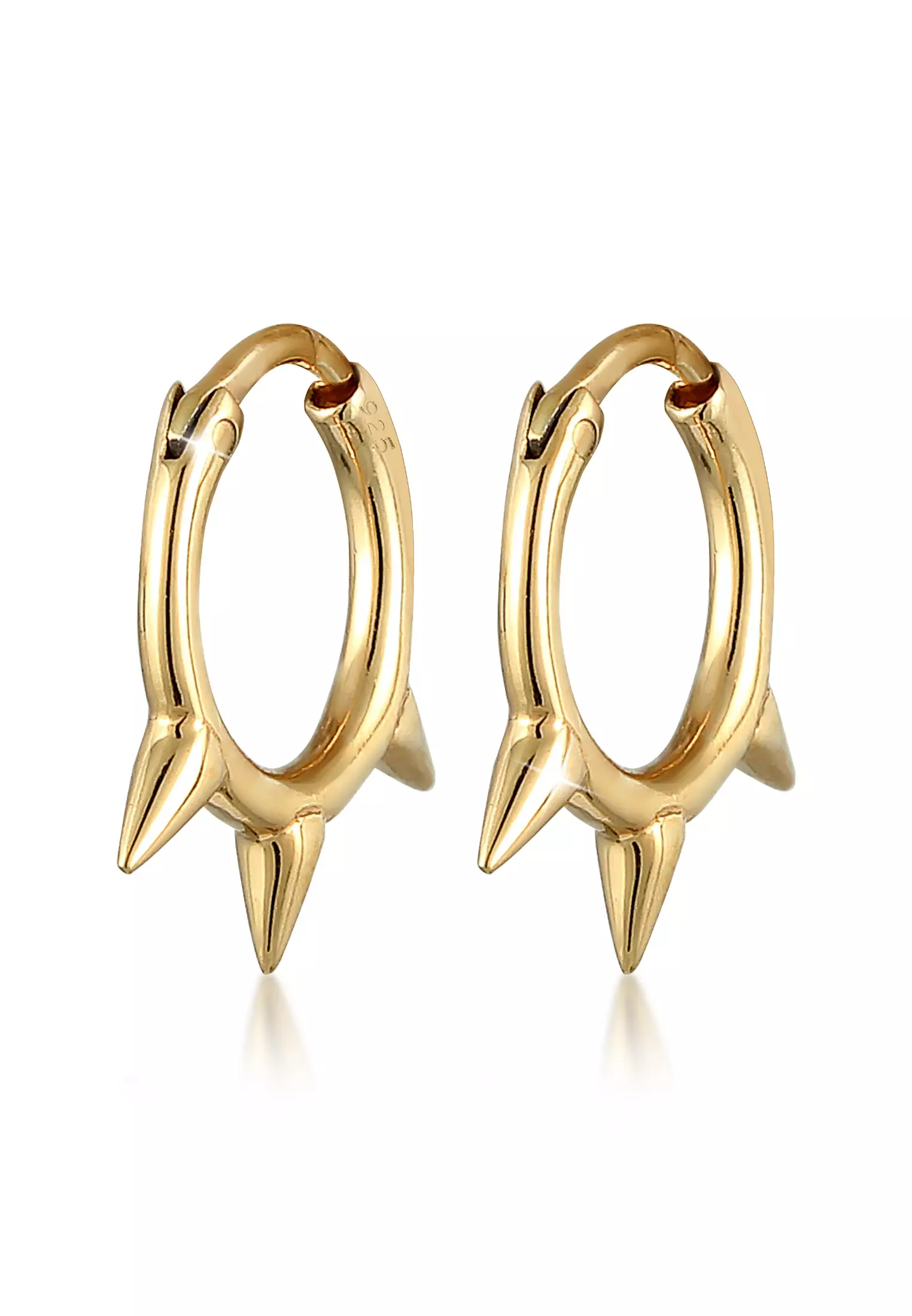 Gold clearance spike earrings