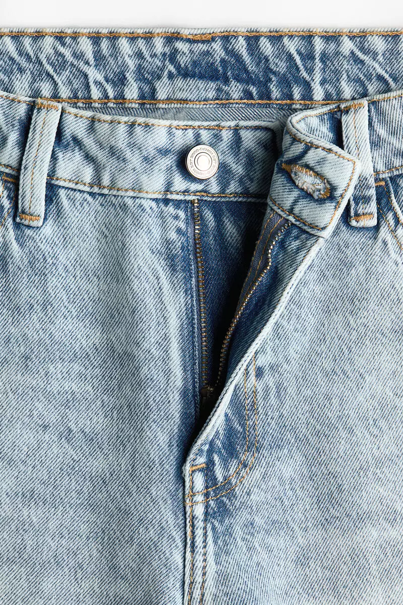 Denim Bermuda shorts