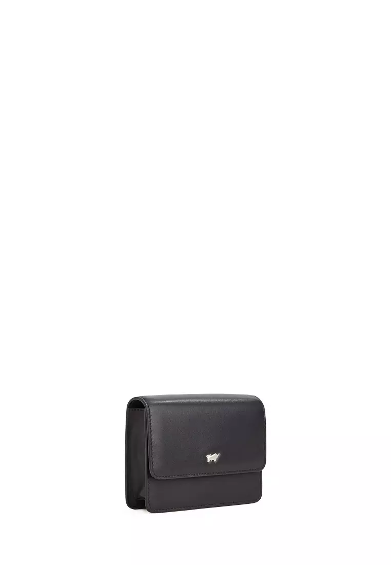 Burls Neck Wallet In Black