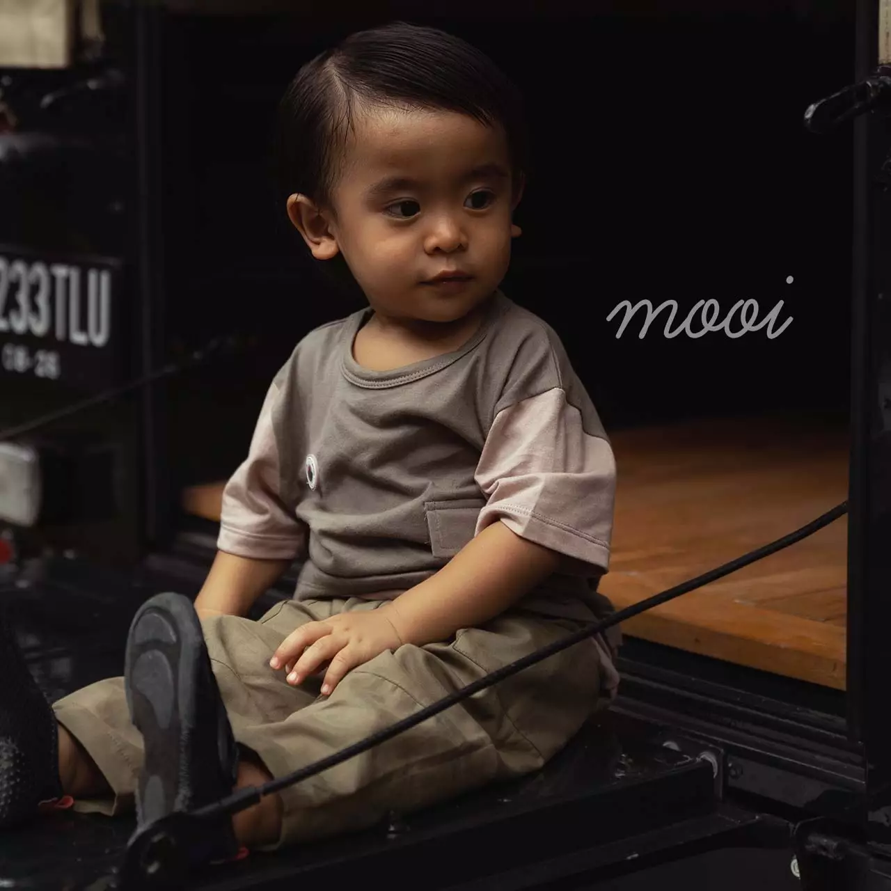 Mooi Celana Panjang Chinos Anak Yoji Pocket Pants - Navy