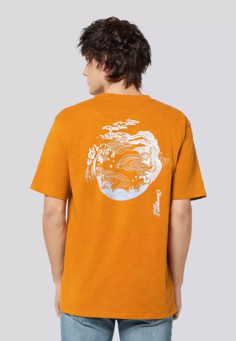 男裝V57日本浮世繪針織T恤