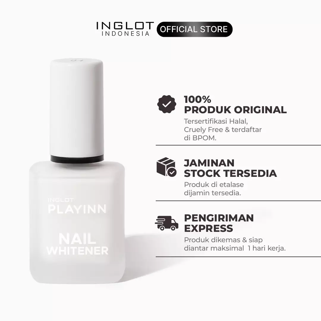 INGLOT PLAYINN Nail Whitener Nail Polish 04 - 15 Ml