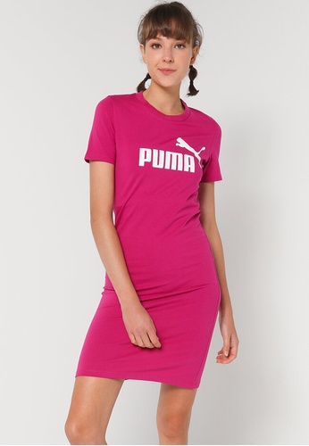 PUMA pink Essentials Women's Slim Tee Dress 72621AAFD55D49GS_1