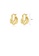 Glamorousky silver 925 Sterling Silver Plated Gold Fashion Simple Multilayer Line Circle Earrings 4AB7DACD392540GS_2