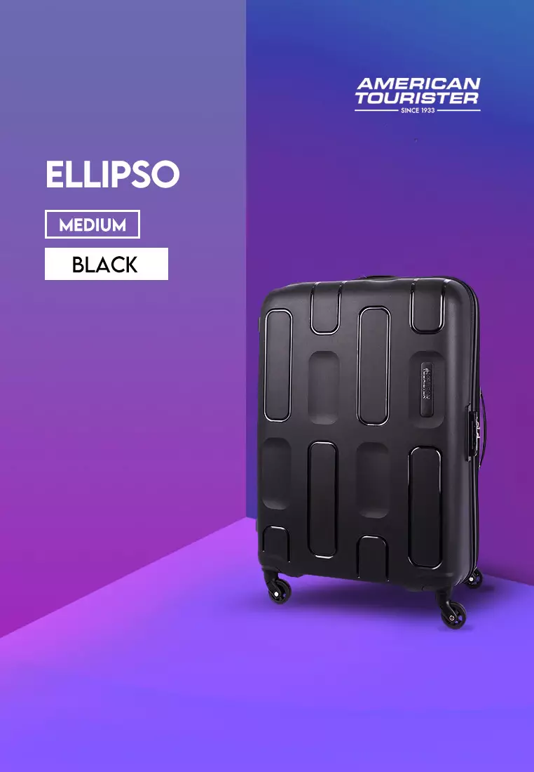 American Tourister Koper Hardcase Ellipso Medium 25inch - Black