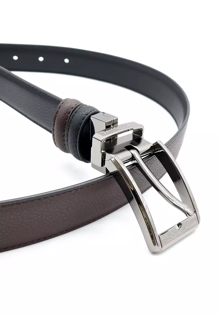 Emanuel Pin Clip Reversible Men's Belt